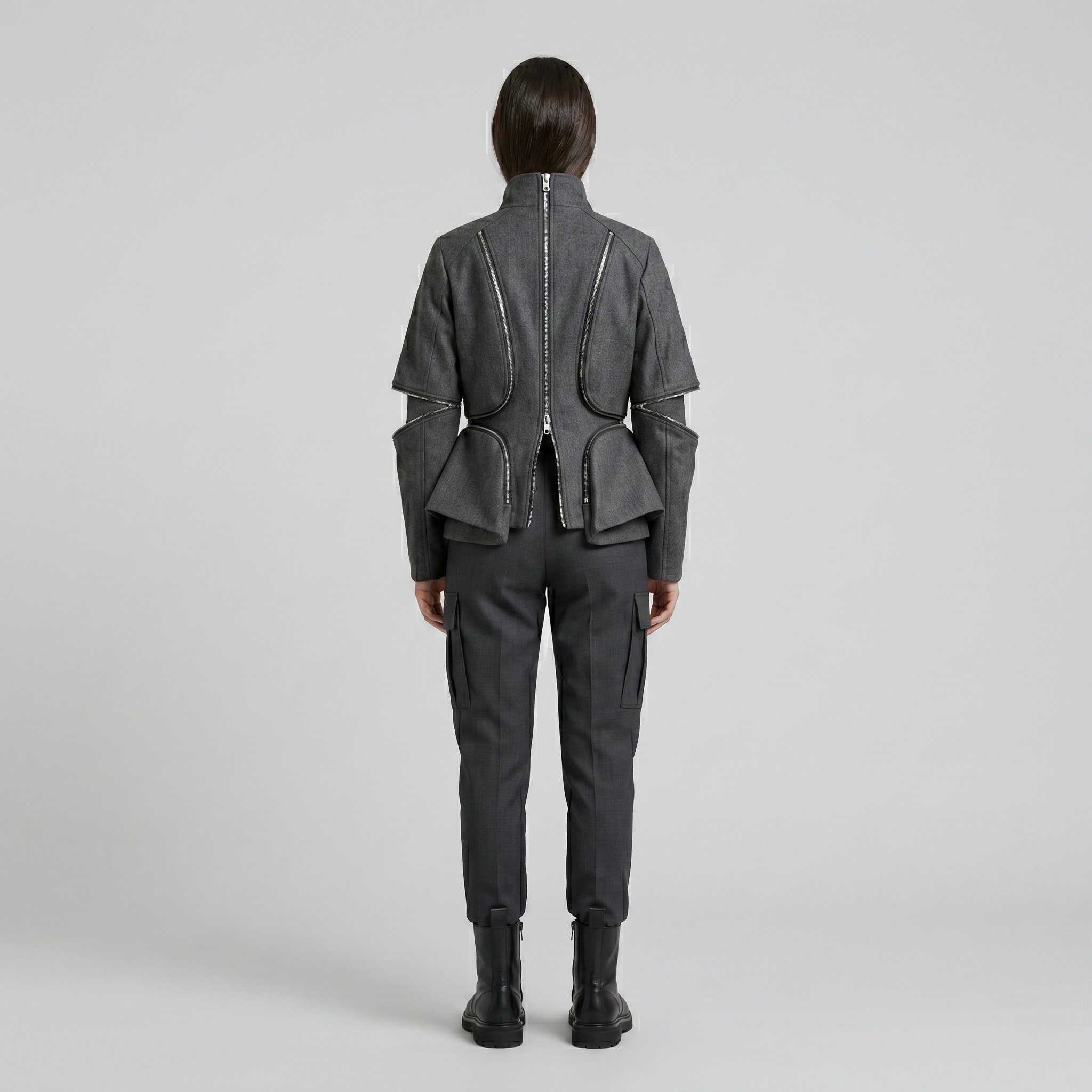 Modular Edge Utility Jacket with Segmented Panel Construction