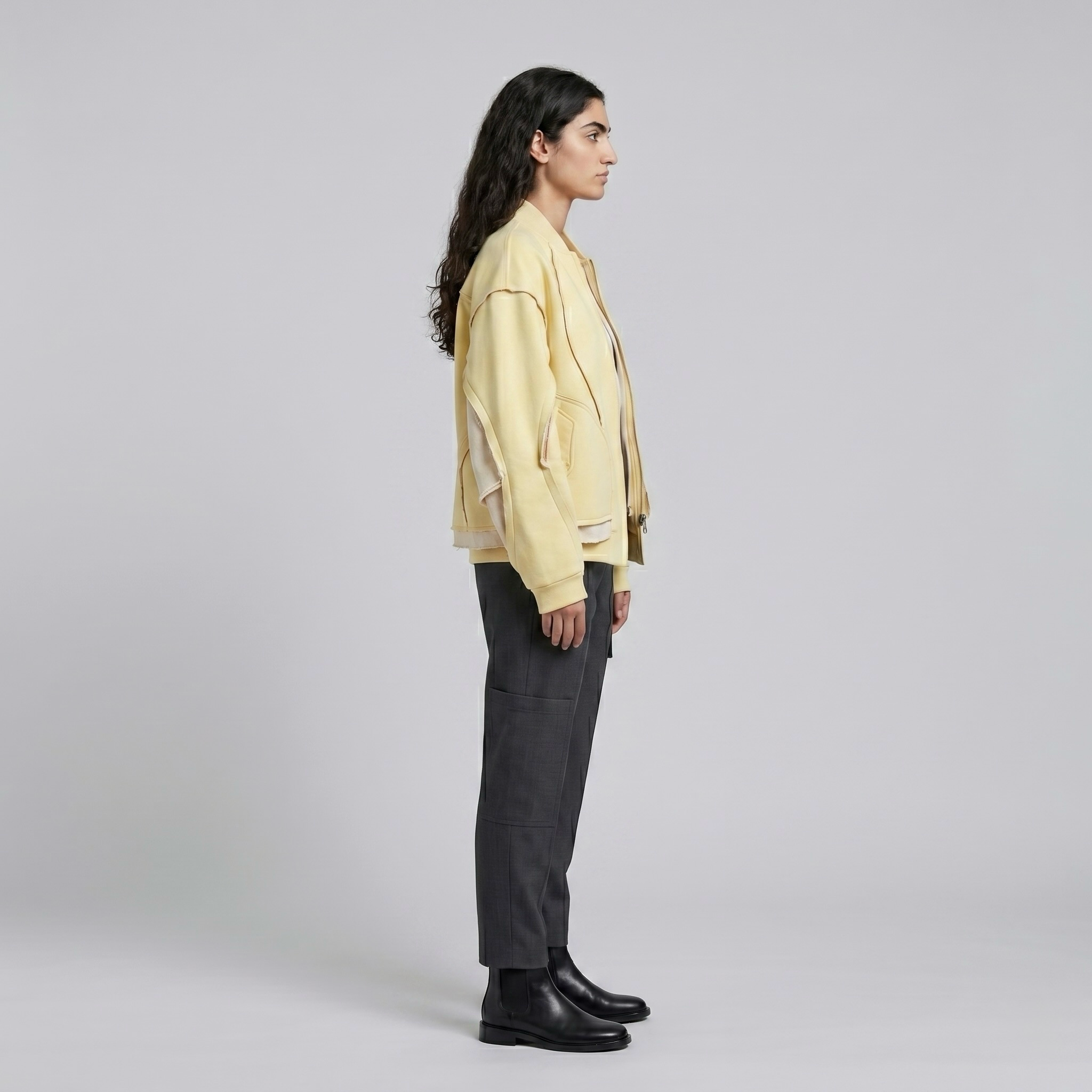 Orbit Seam Utility Bomber with Curved Seam Detailing