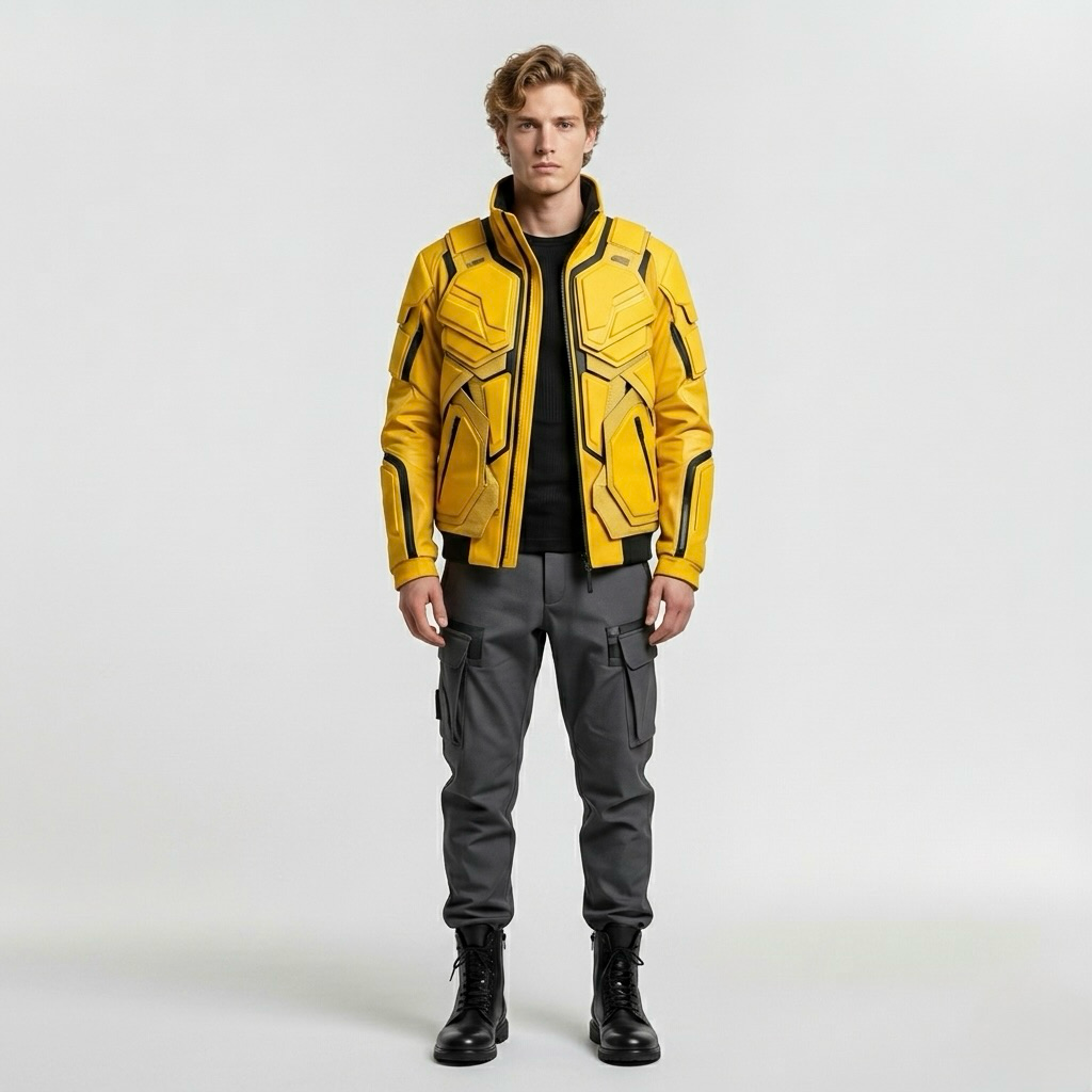 Volt-X Tactical Armor Jacket with Angular Segmented Panels