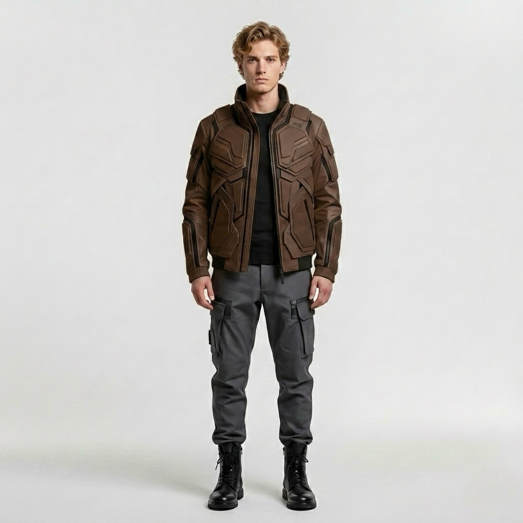 Volt-X Tactical Armor Jacket with Angular Segmented Panels
