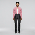 Velocity Frame Cropped Jacket with Embossed Panel Detailing